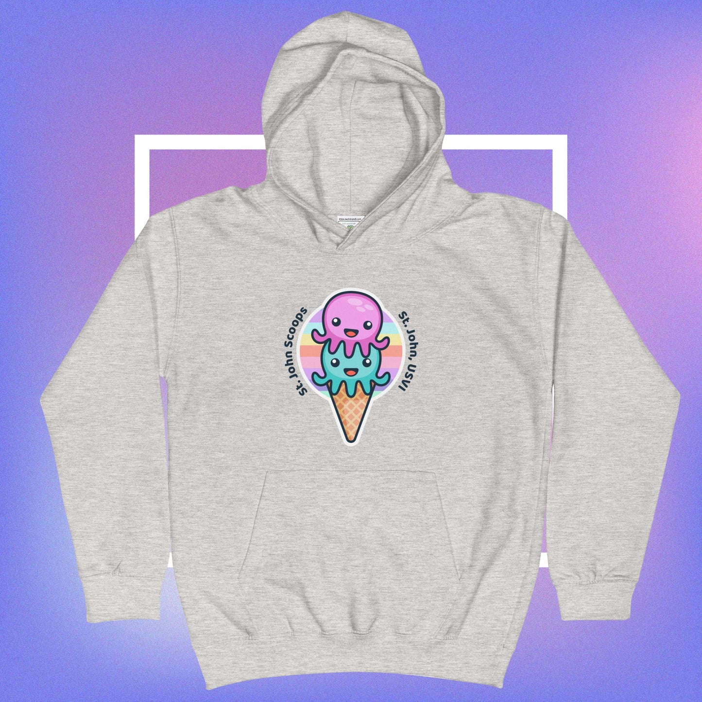 Youth Hoodie Octopus
