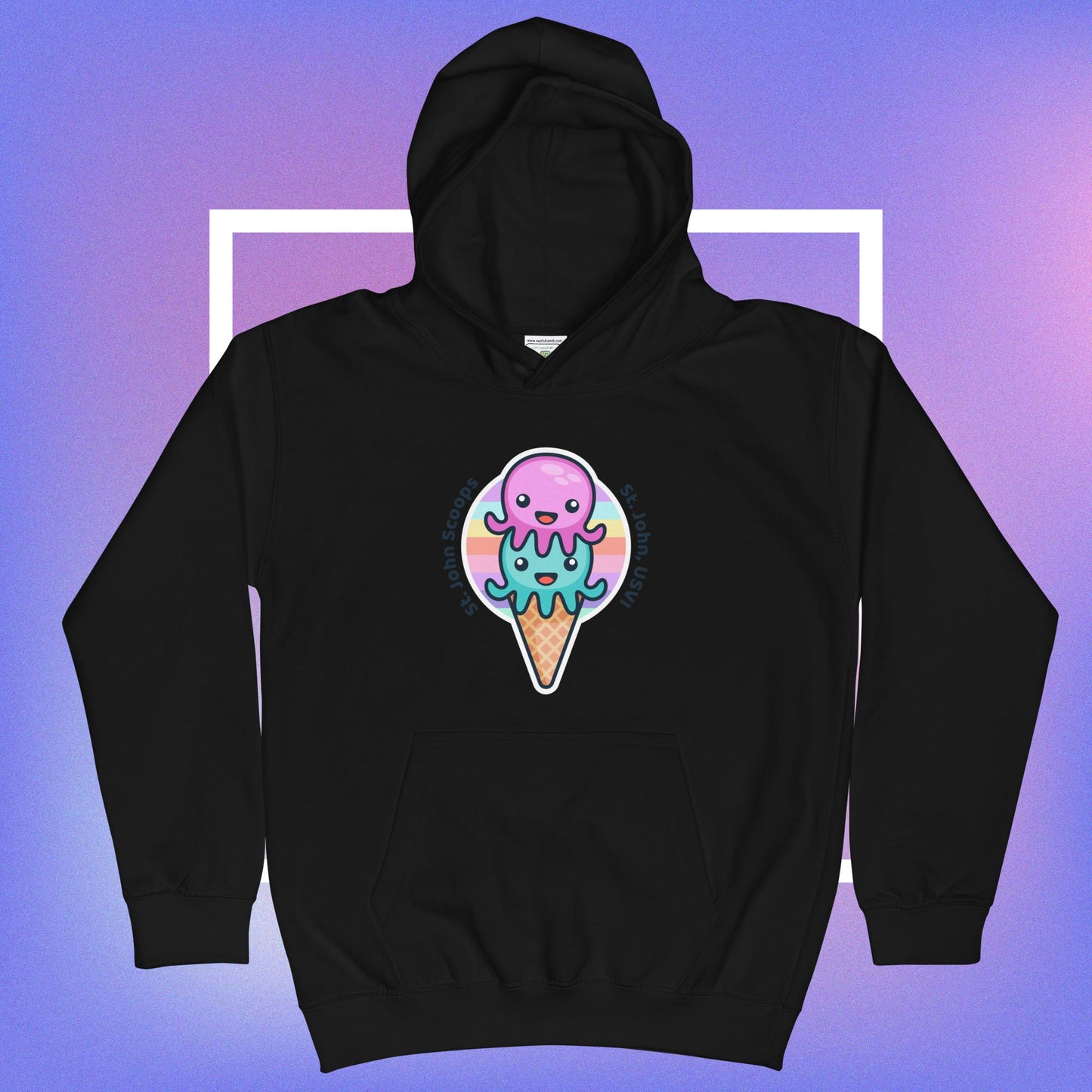 Youth Hoodie Octopus