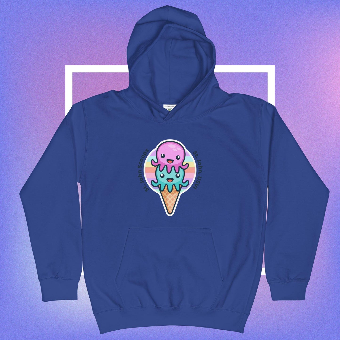 Youth Hoodie Octopus