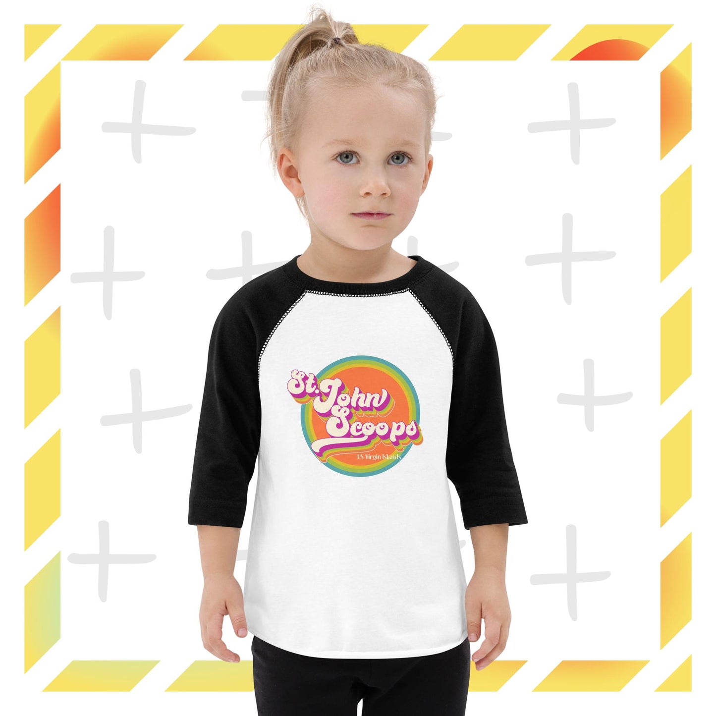 Toddler Baseball Tee Retro