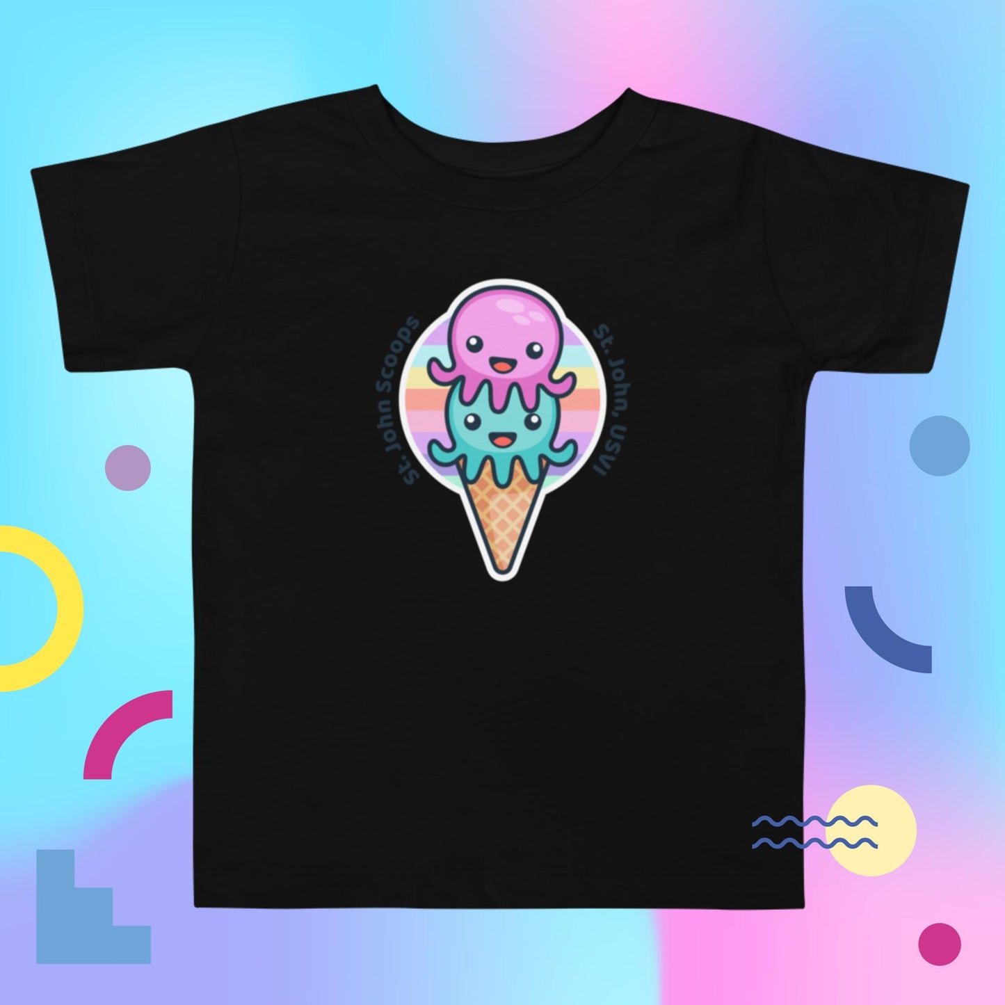 Toddler Short Sleeve Tee Octopus