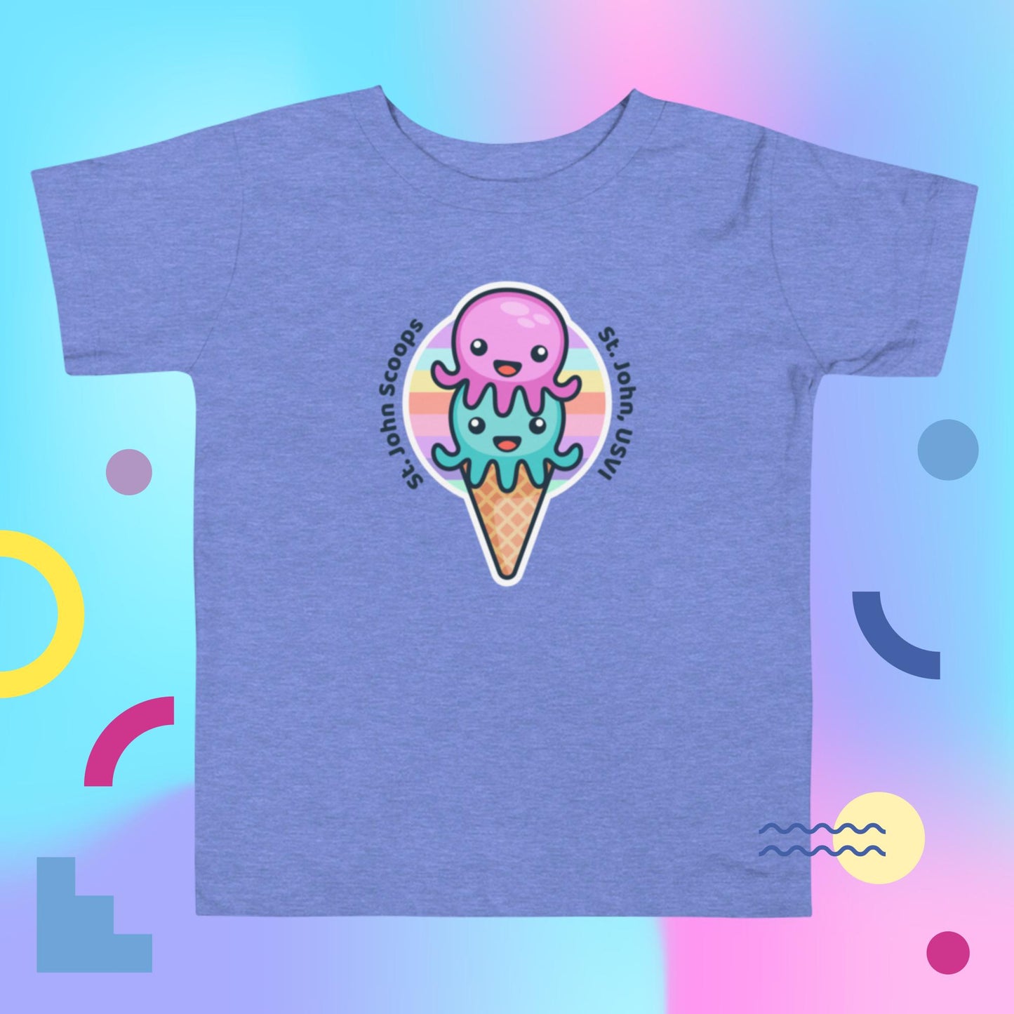 Toddler Short Sleeve Tee Octopus