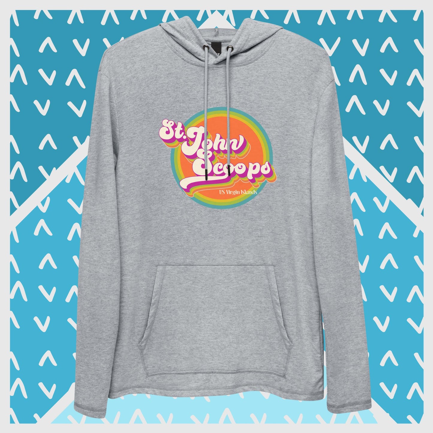 Adult Lightweight Hoodie Retro