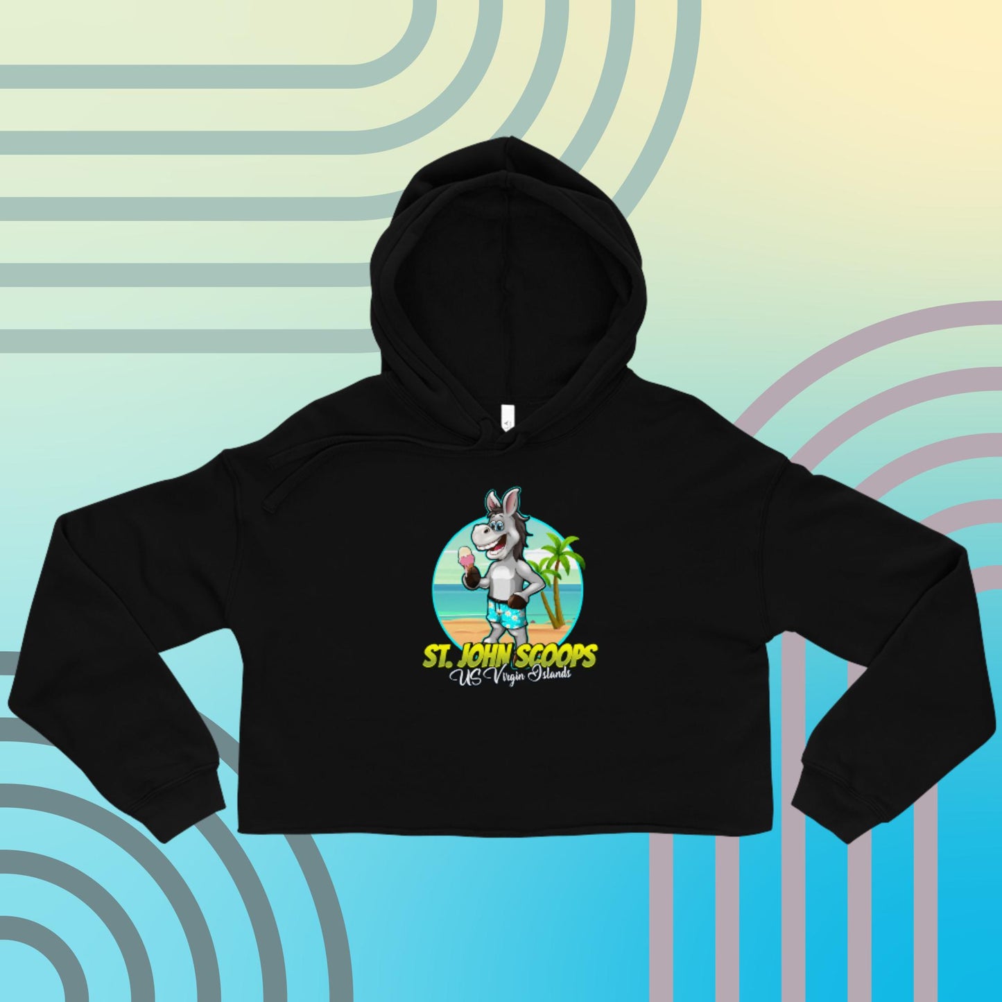 Adult Crop Hoodie Donkey