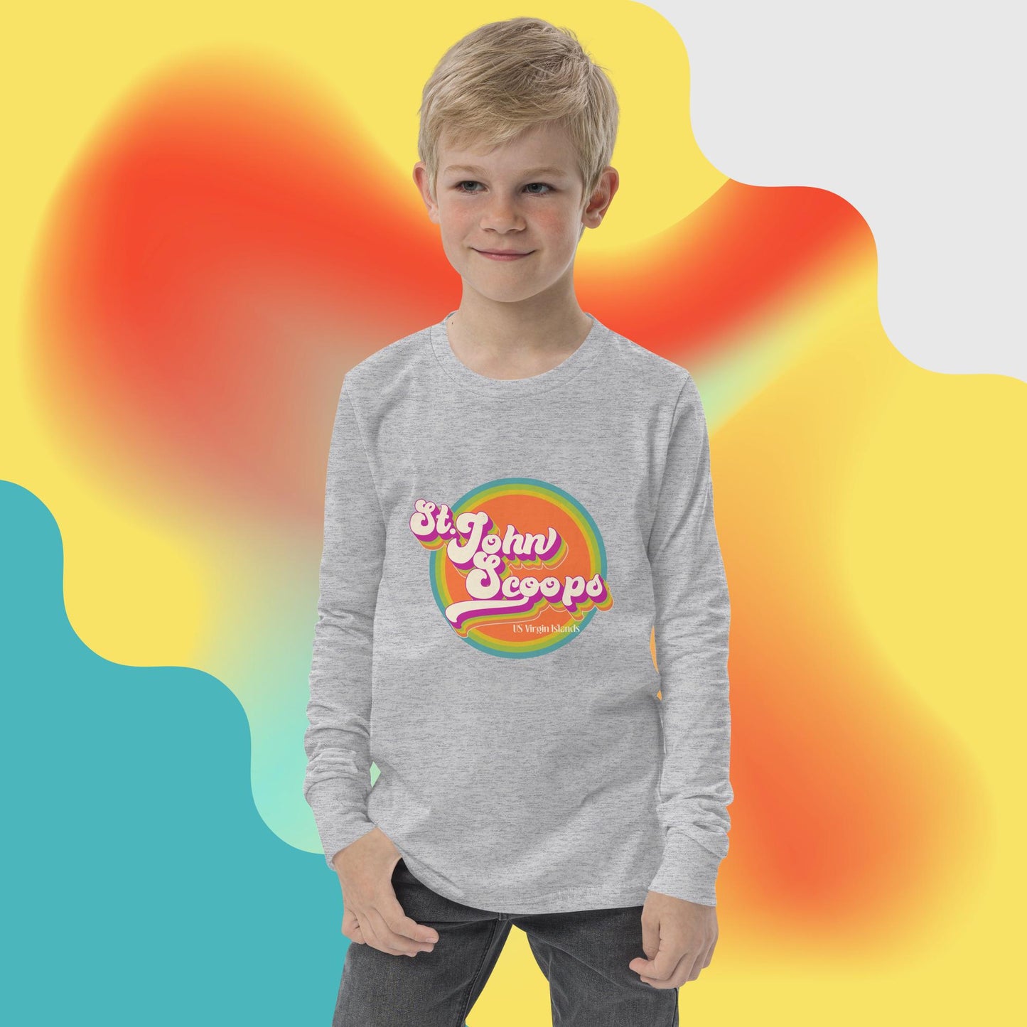 Youth Long Sleeve Tee Retro