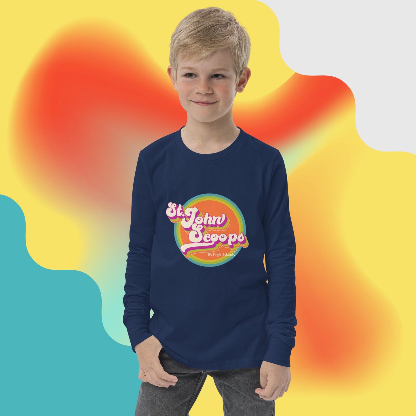 Youth Long Sleeve Tee Retro