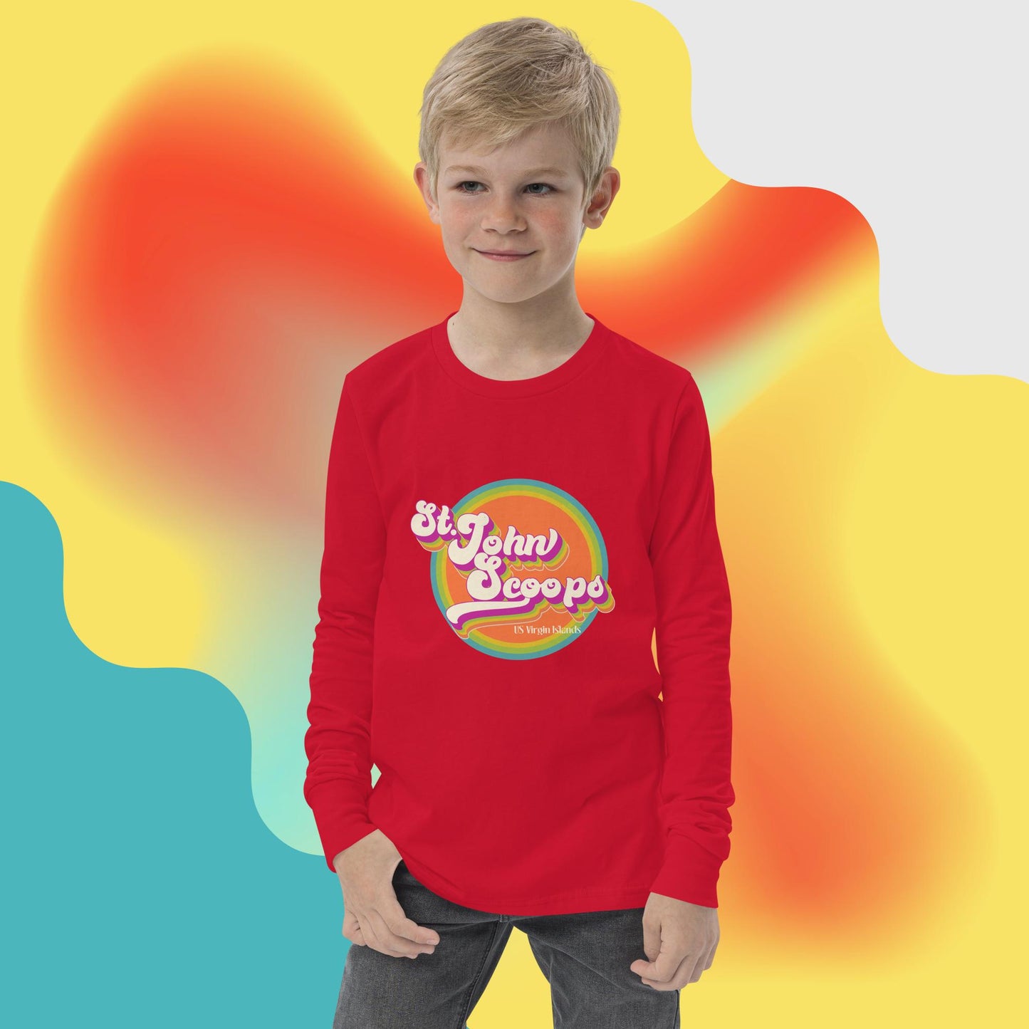 Youth Long Sleeve Tee Retro