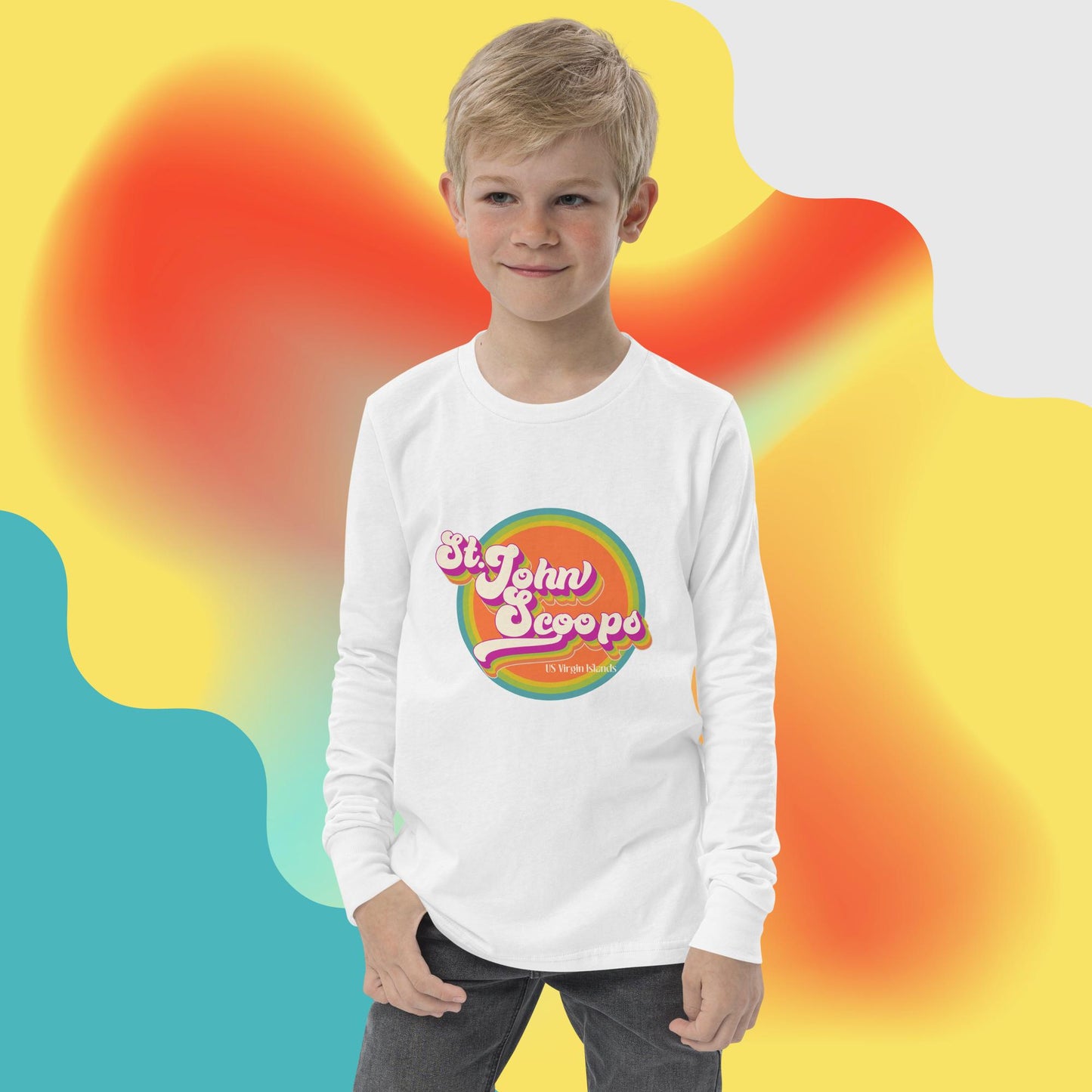 Youth Long Sleeve Tee Retro