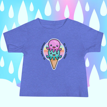 Baby Tee Octopus Pink/Blue