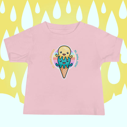 Baby Tee Octopus Yellow/Blue