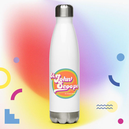 Water Bottle Retro White