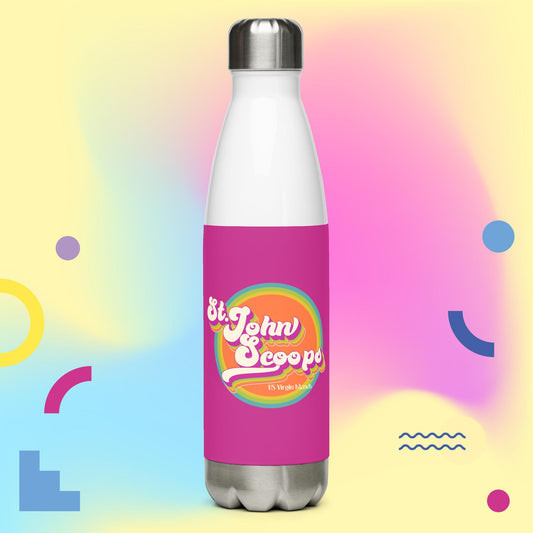 Water Bottle Retro Pink