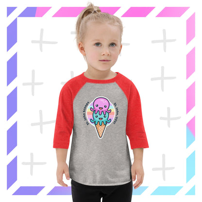 Toddler Baseball Tee Octopue