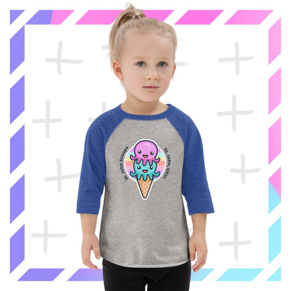 Toddler Baseball Tee Octopue