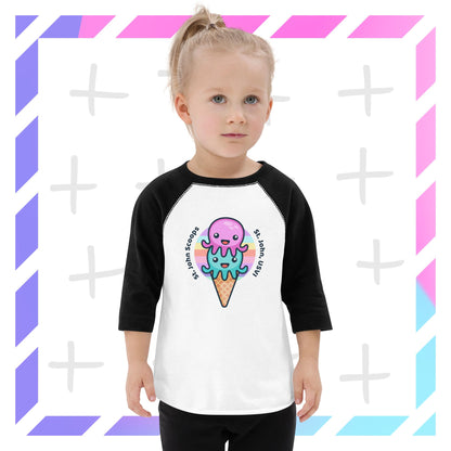 Toddler Baseball Tee Octopue