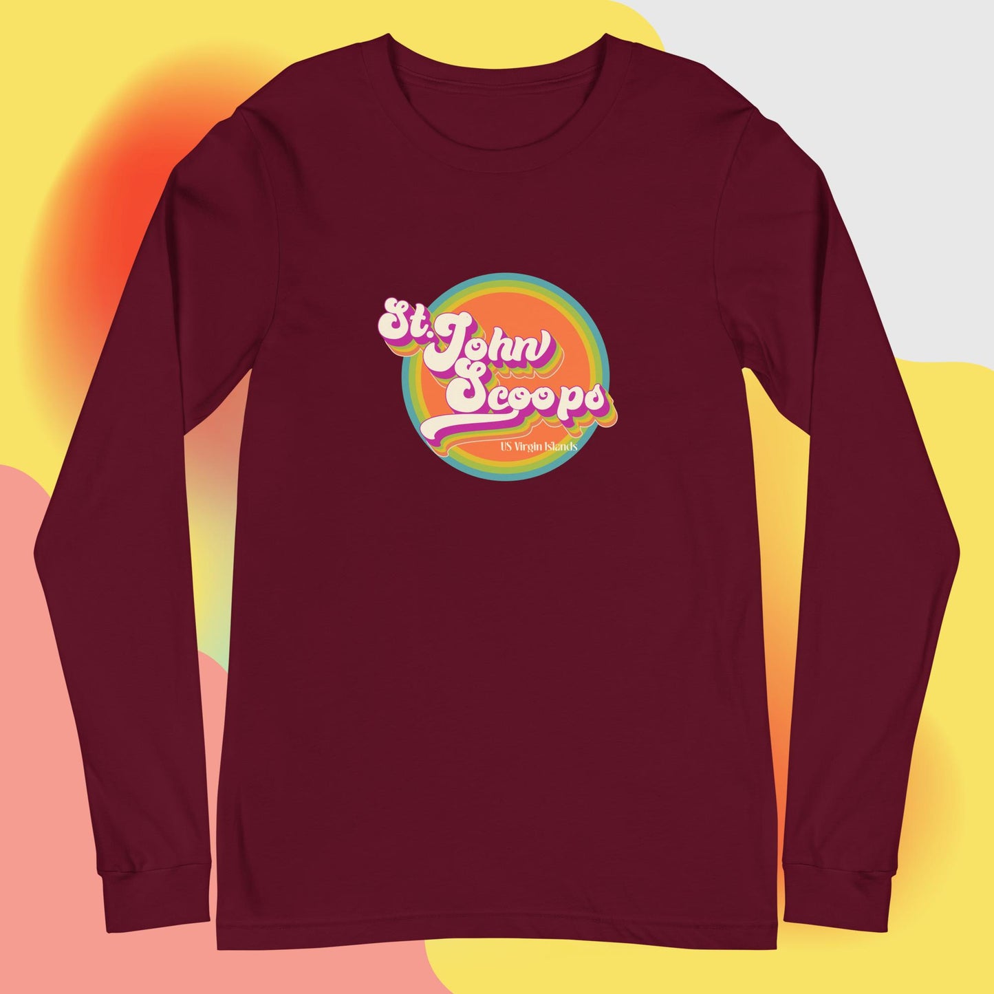 Adult Long Sleeve Tee Retro