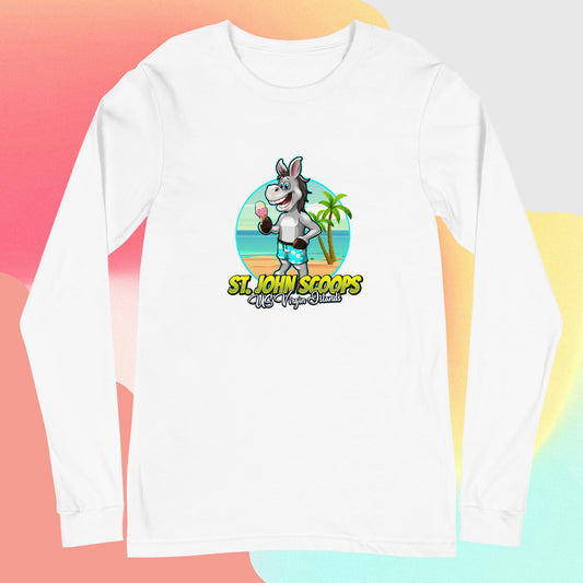 Adult Long Sleeve Tee Donkey