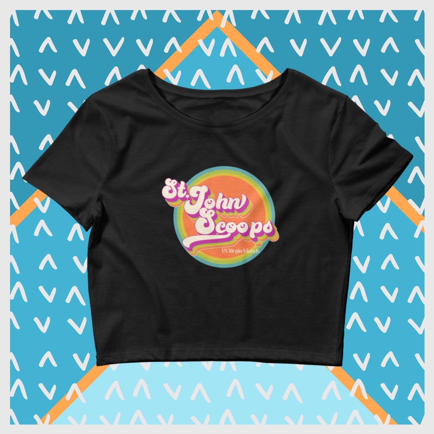 Women’s Crop Retro Tee