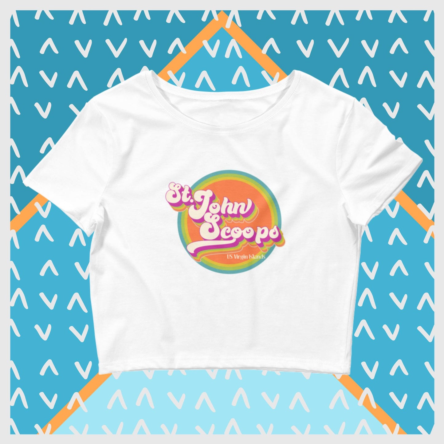 Women’s Crop Retro Tee