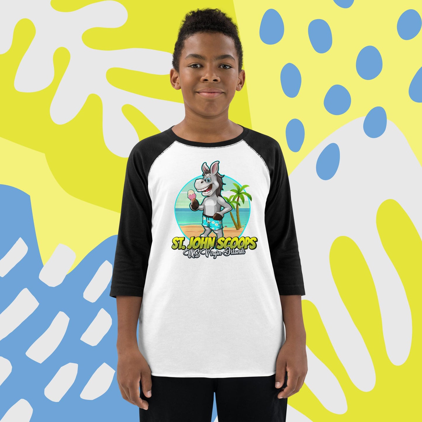 Youth Baseball Tee Donkey