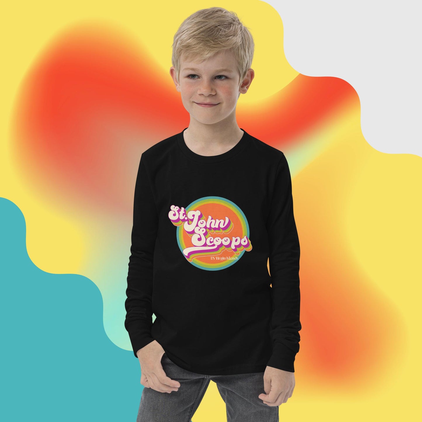 Youth Long Sleeve Tee Retro