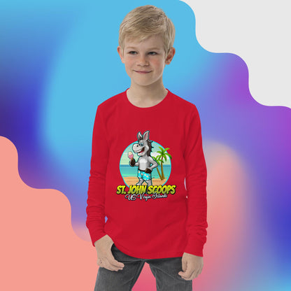 Youth Long Sleeve Tee Donkey